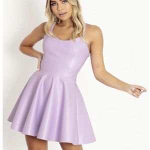 COPY - Lilac Moto Strappy Dress limited Blackmilk NWT